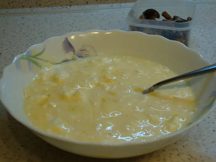 Пирог с тыквой и грибами: шаг 6