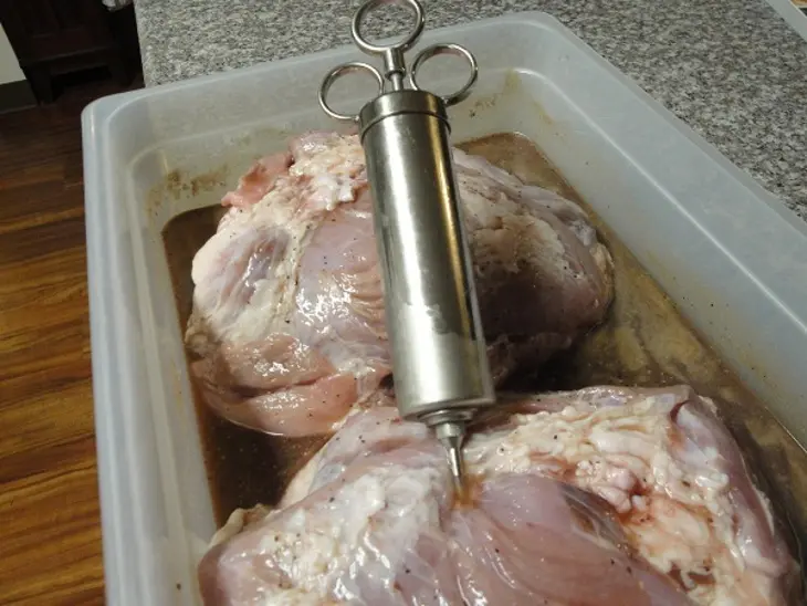 Копчёное мясо в нектаре гуавы: шаг 3