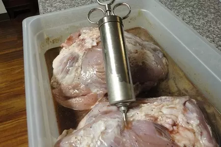 Копчёное мясо в нектаре гуавы: шаг 3