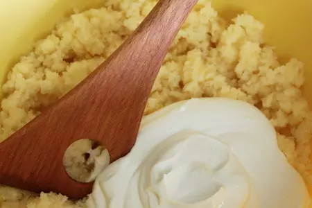 Творожный кекс с арахисом и лимонной цедрой: шаг 2