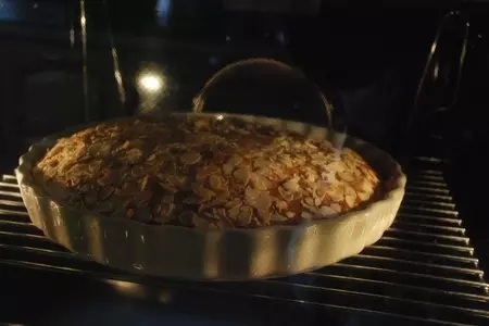 Банановый пирог  с миндальной стружкой: шаг 2