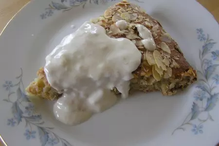 Банановый пирог  с миндальной стружкой: шаг 4
