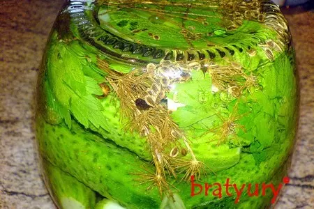 Огурцы, солёные с обрезанными кончиками: шаг 6
