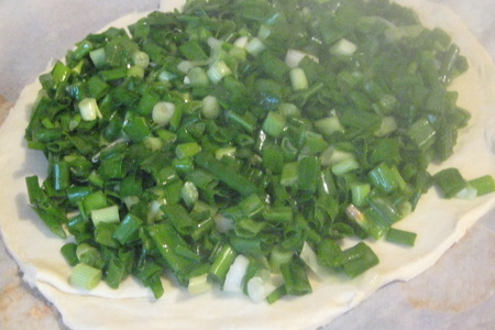 Пирог с зеленым луком: шаг 3