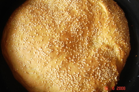 Хлебушек и пирожки с мяском из одного теста на сыворотке: шаг 4