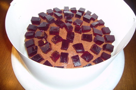 Торт "шоколадный с крем-чизом и сливками": шаг 3