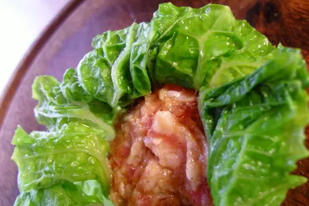 Капустные мешочки с мясом: шаг 3