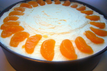 Торт "мандариново-творожный": шаг 6