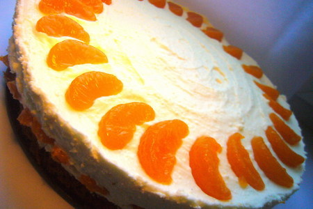 Торт "мандариново-творожный": шаг 7