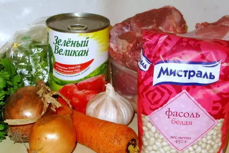 Кассуле (le cassoulet) — мясное рагу с фасолью: шаг 1