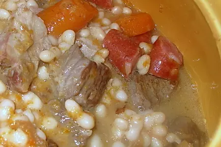 Кассуле (le cassoulet) — мясное рагу с фасолью: шаг 12