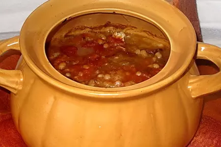 Кассуле (le cassoulet) — мясное рагу с фасолью: шаг 13