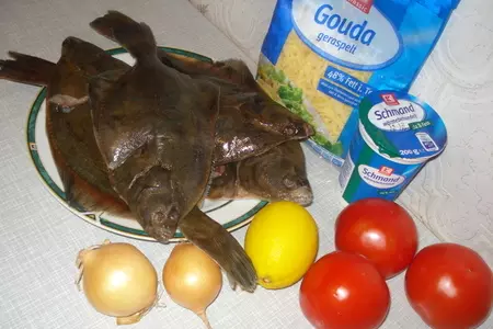 Камбала под овощами: шаг 1