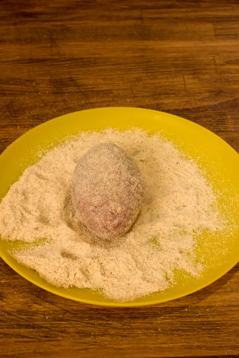 Рисово-мясные зразы с чечевичным гарниром: шаг 7