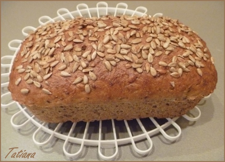 Отрубной хлеб с семенами и другие добавки для пшеничного хлеба: шаг 8