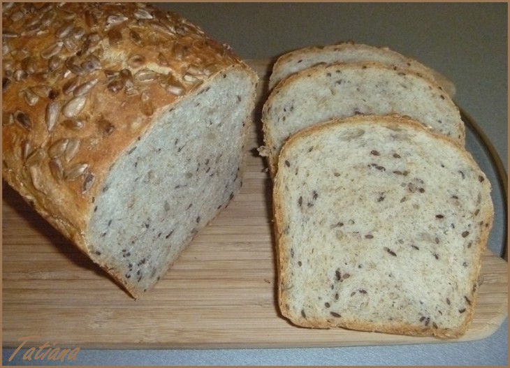 Отрубной хлеб с семенами и другие добавки для пшеничного хлеба: шаг 9