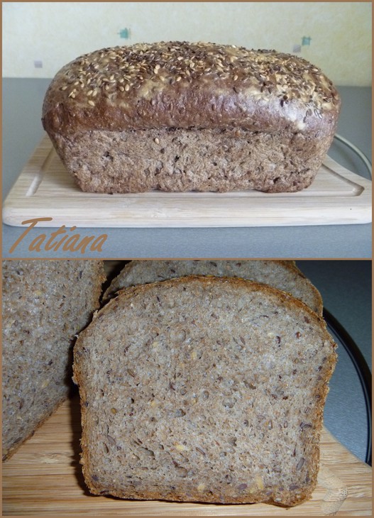 Отрубной хлеб с семенами и другие добавки для пшеничного хлеба: шаг 12