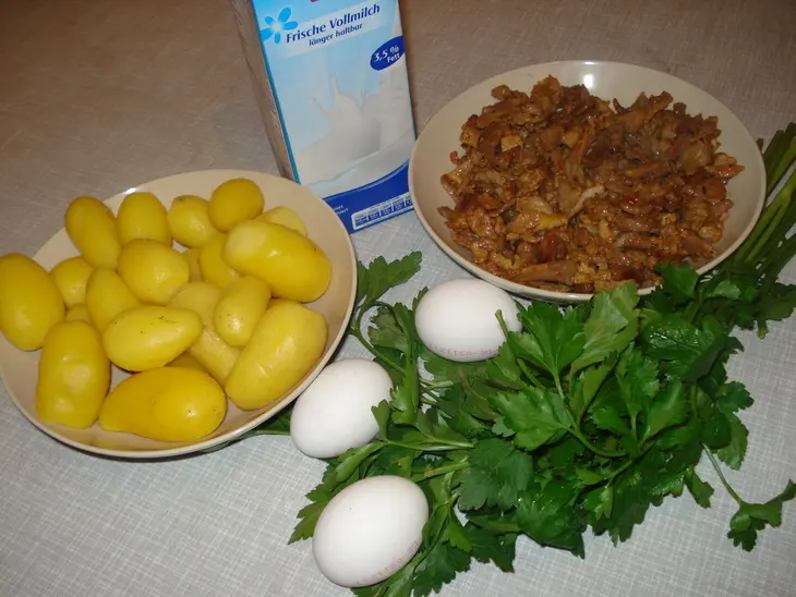 Картофель с мясом: шаг 1