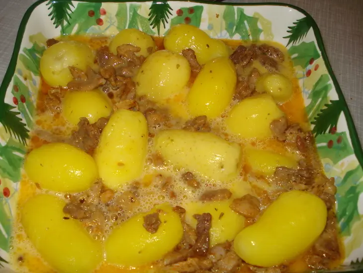 Картофель с мясом: шаг 3