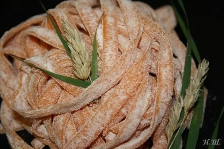 Томатные феттучине- fettuccine.: шаг 5