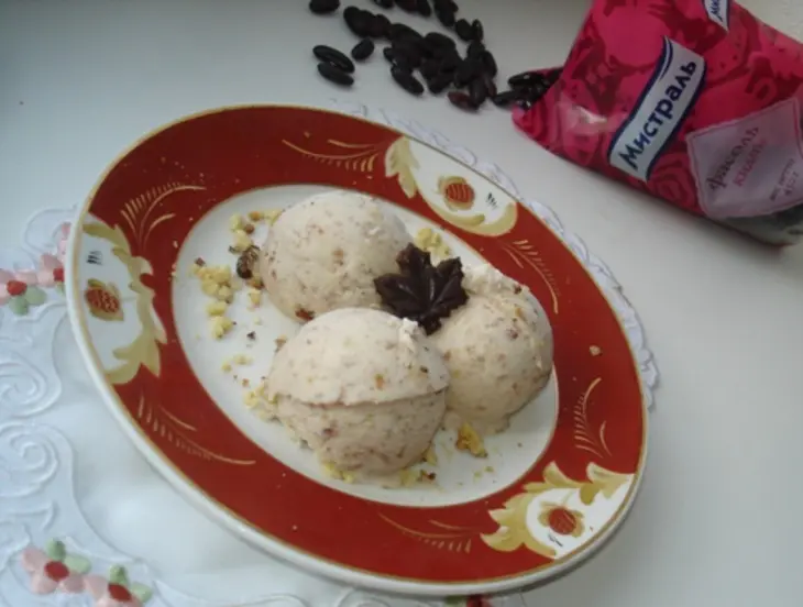 Мороженое из фасоли с орехами.: шаг 5