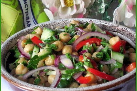 Салат из нута с овощами: шаг 15