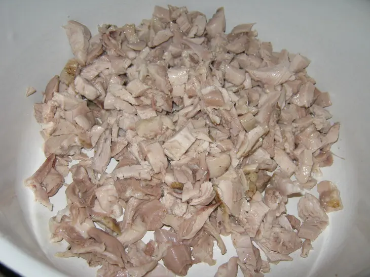 Салат из курицы, зеленой фасоли и риса: шаг 3