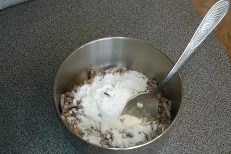 Ботамочи. японские пирожные из рисовой муки и фасолевой, сладкой пасты адзуки.: шаг 3