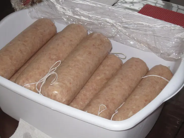 Колбаса "куриная": шаг 3