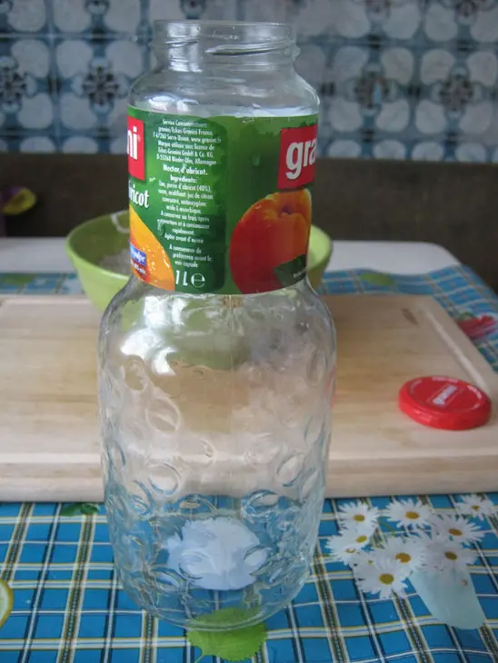 Фасоль в бутылке: шаг 3