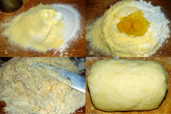 "улитки" из эмилии-романьи chiocciola al formaggio: шаг 1