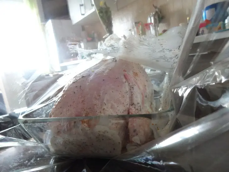 Борани с курицей и стручковой фасолью: шаг 4