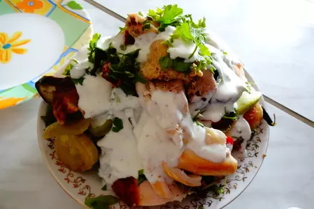Борани с курицей и стручковой фасолью: шаг 9