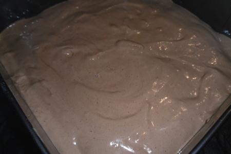 Пирожное с бисквитом, снежным кремом и белым шоколадным ганашем  - "мандариновый подарок..": шаг 9