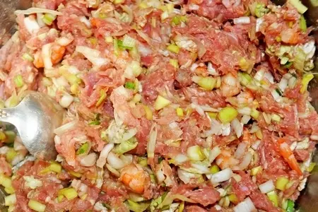 Дим самы с креветками и свининой: шаг 8