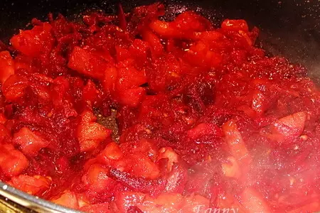 Борщ с фасолью и грибами: шаг 5