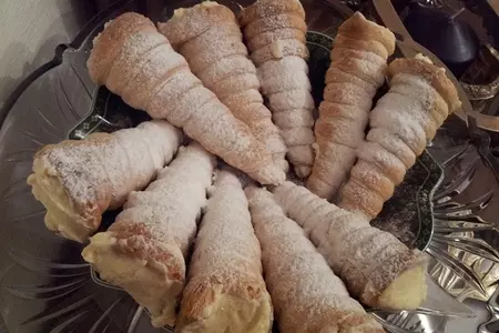 Слоёные трубочки с кремом: шаг 1