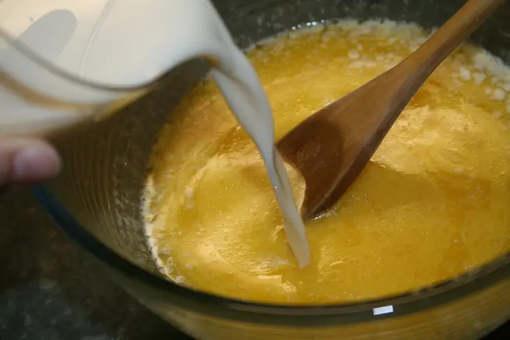 Ваночка с изюмом и миндалём (vánočka) чешский рождественский хлеб (фм): шаг 6