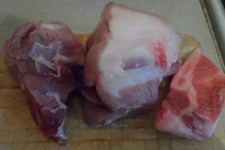 Моё первое мясо из ветчинницы.: шаг 1