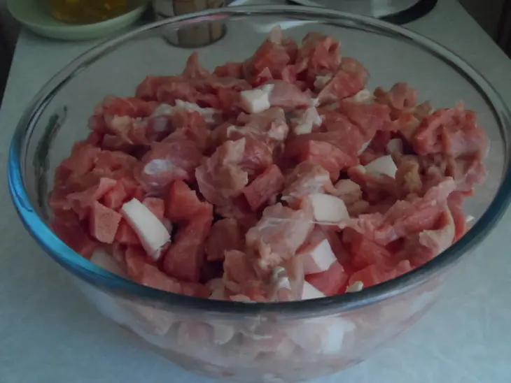 Моё первое мясо из ветчинницы.: шаг 2