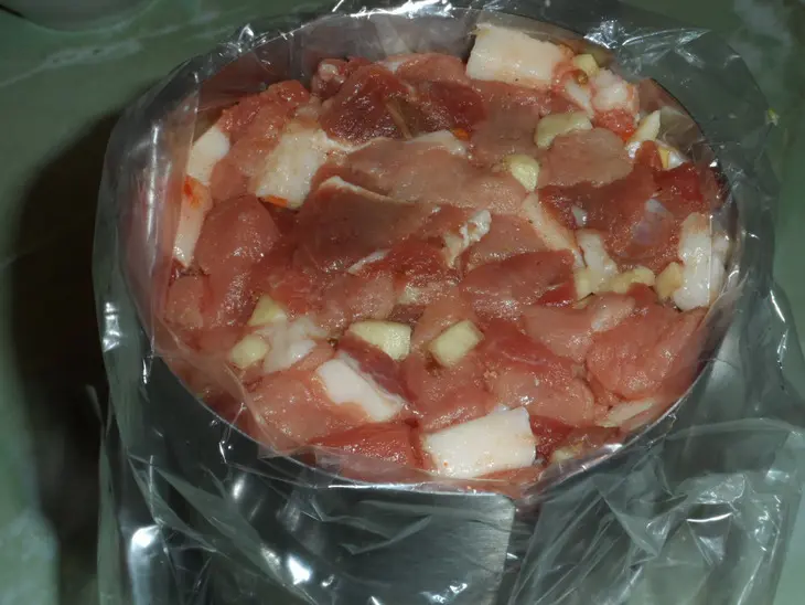 Моё первое мясо из ветчинницы.: шаг 4