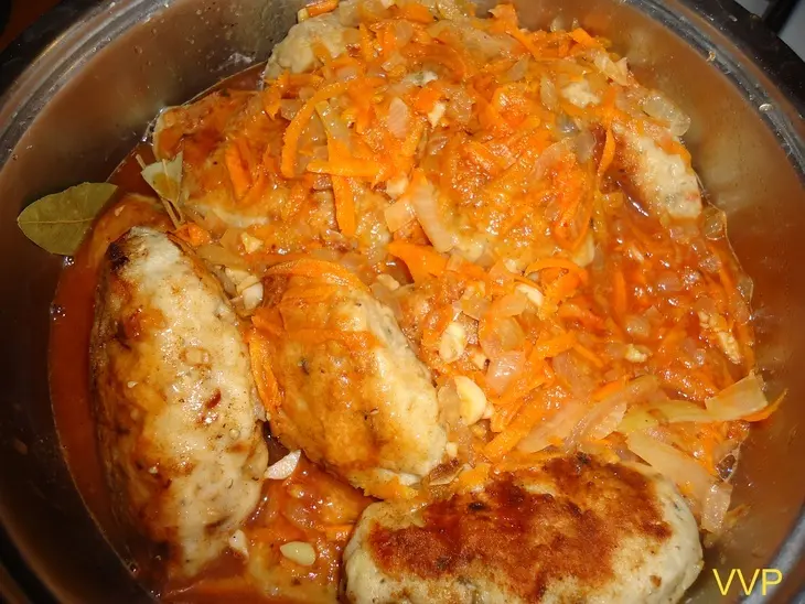 Зразы из щуки с подосиновиками: шаг 9