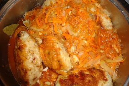 Зразы из щуки с подосиновиками: шаг 9