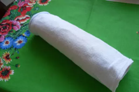 Тыквенный рулет со сливочной начинкой: шаг 5