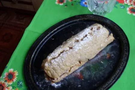 Тыквенный рулет со сливочной начинкой: шаг 7
