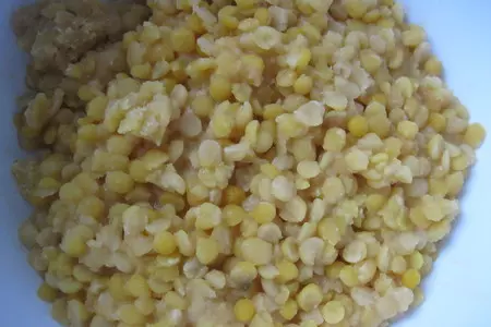 Шоколадный торт из гороха с кремом из черимойи: шаг 2