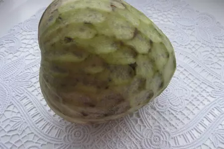 Шоколадный торт из гороха с кремом из черимойи: шаг 5