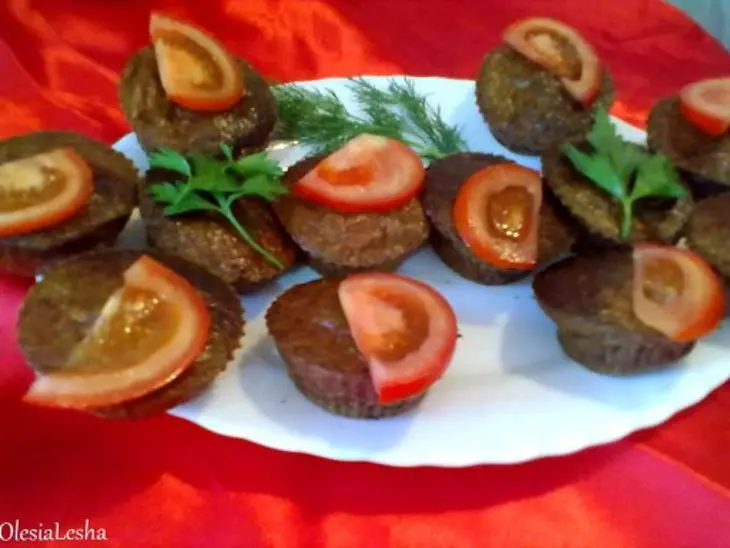 Маффины...из куриной печени))): шаг 9