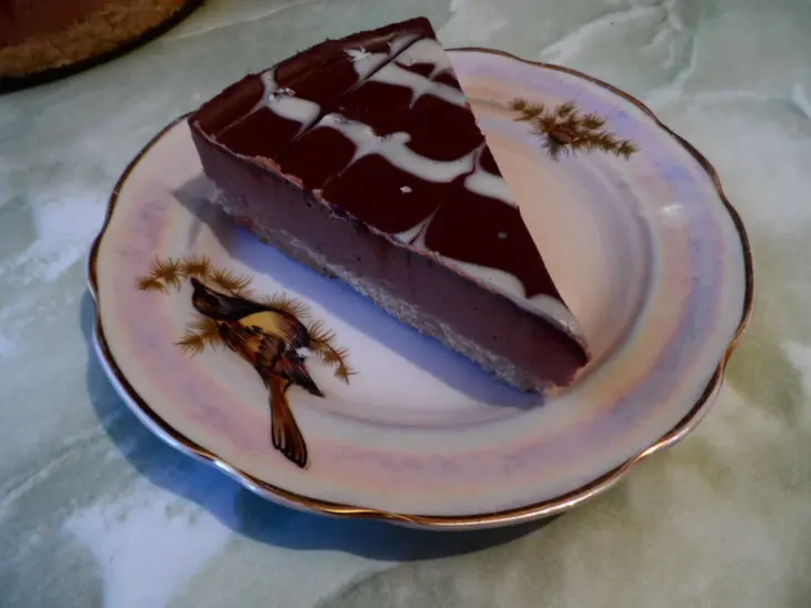 Шоколадный чизкейк без выпечки: шаг 12