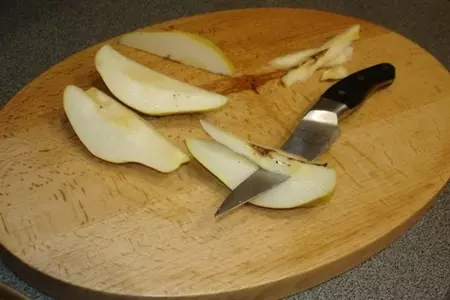 Ризотто с сыром горгонзола, грушей и грецкими орехами.: шаг 4